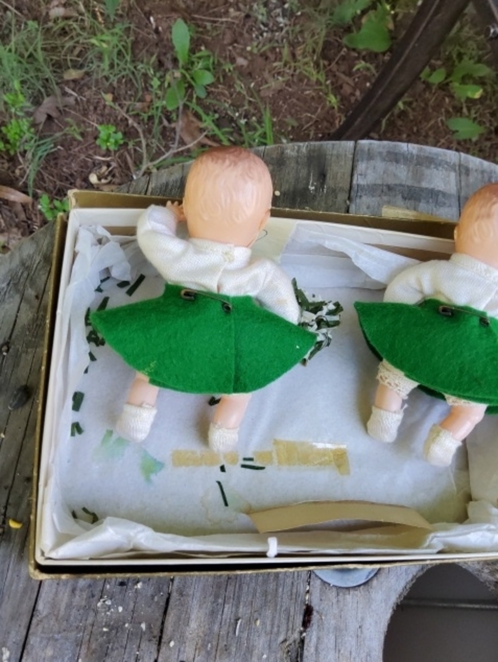 1950s Lot of two 4"  Celluloid dolls. - Picture 5 of 6